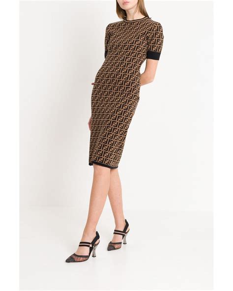 fendi ff midi dress woman|Fendi dresses for women.